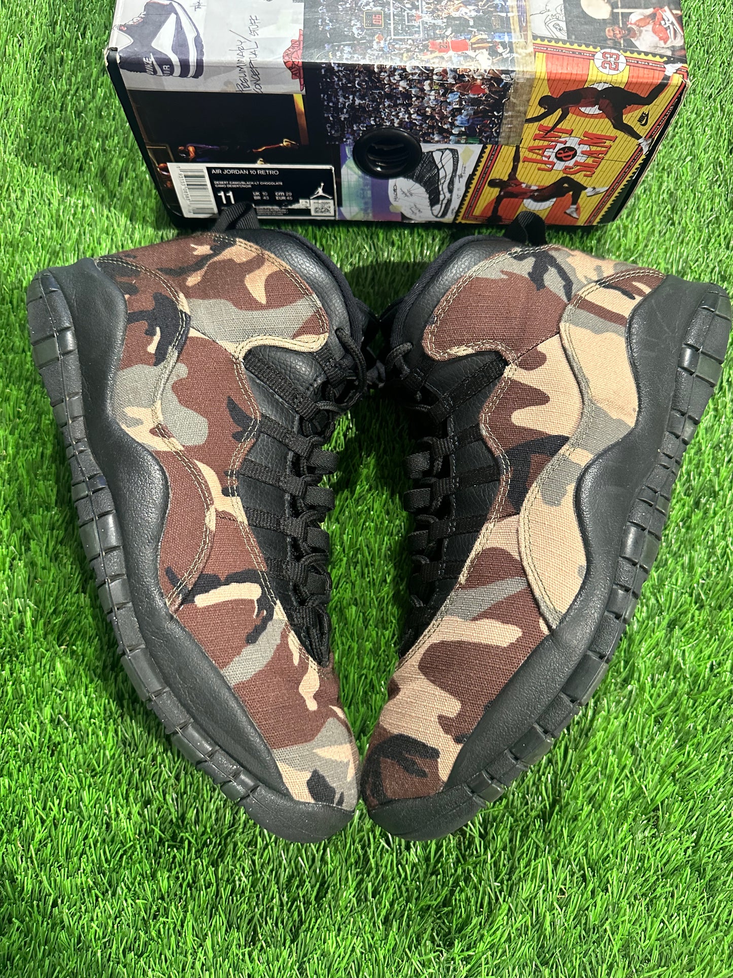 Jordan 10 Retro Woodland Camo