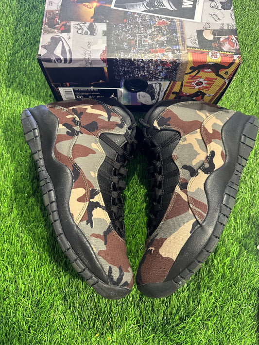 Jordan 10 Retro Woodland Camo