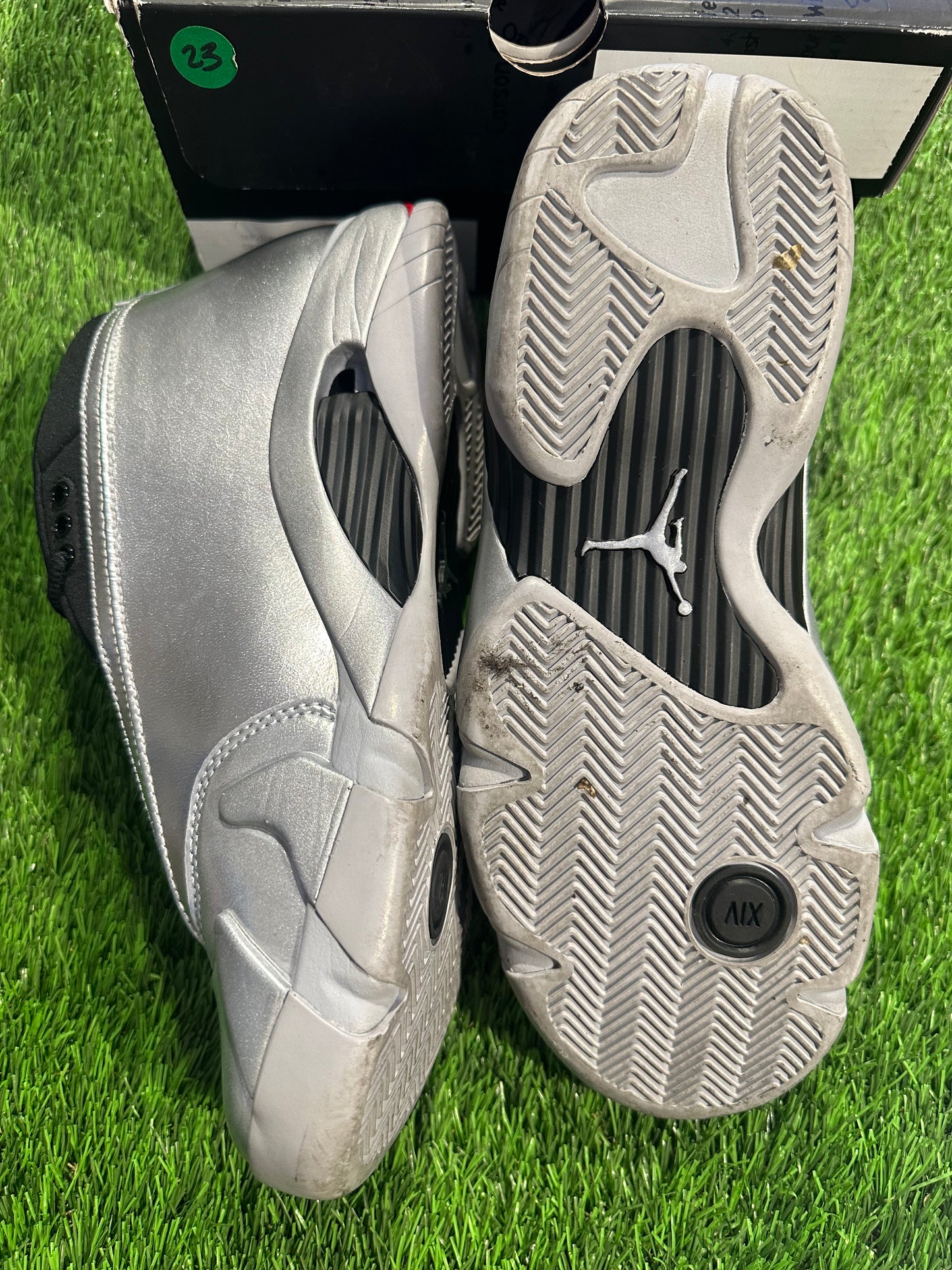 Jordan 14 Retro Metallic Silver (Women's)