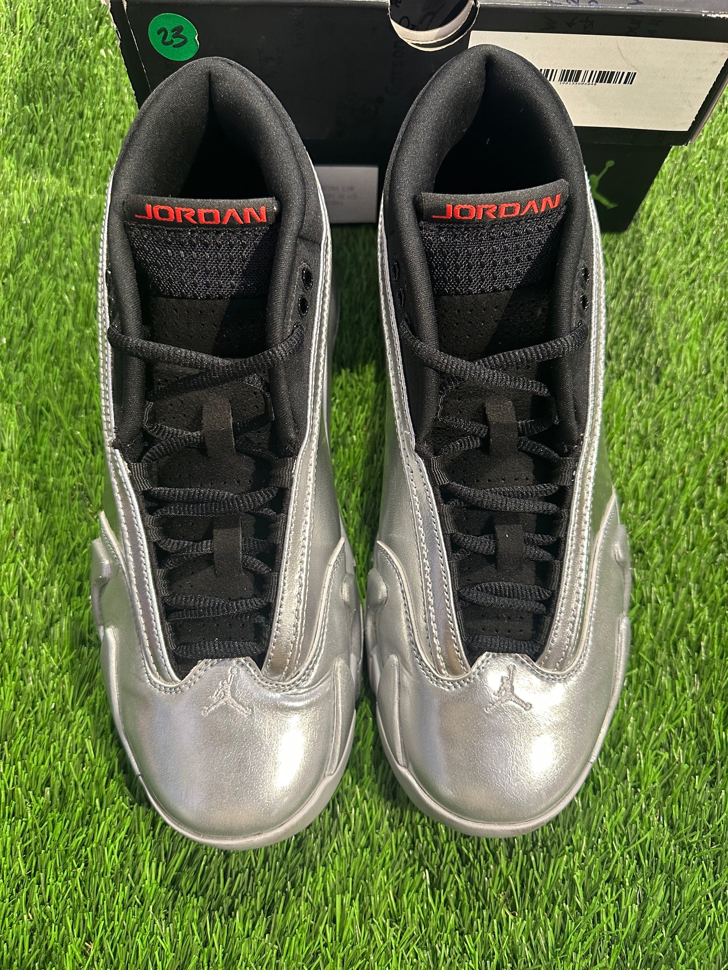 Jordan 14 Retro Metallic Silver (Women's)