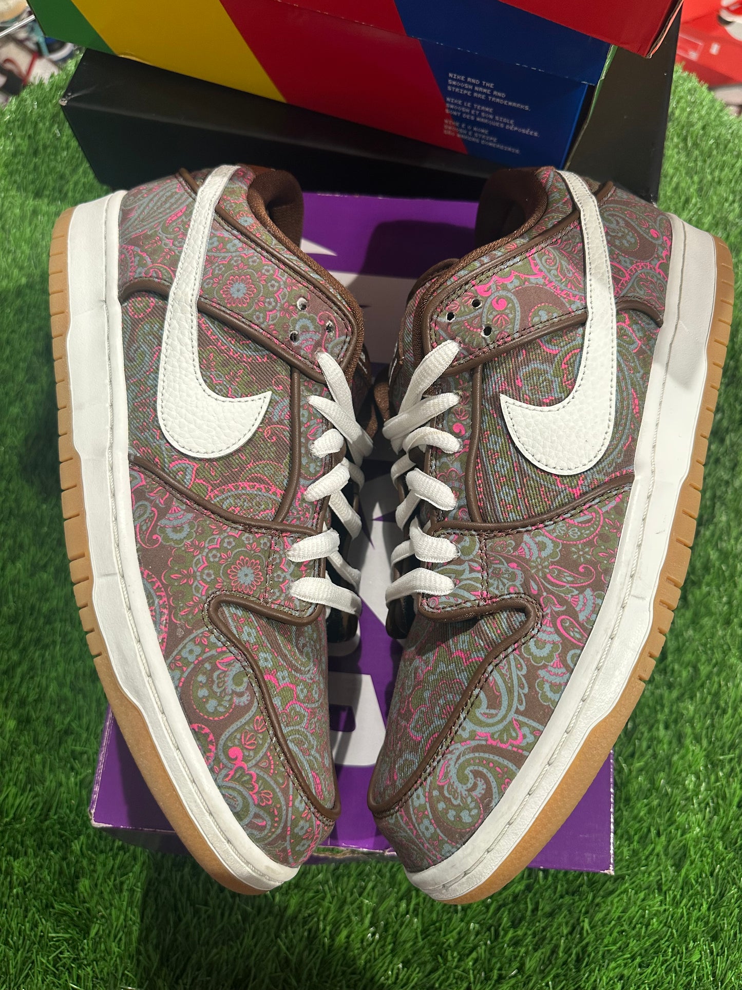 Nike SB Dunk Low Pro Paisley Brown