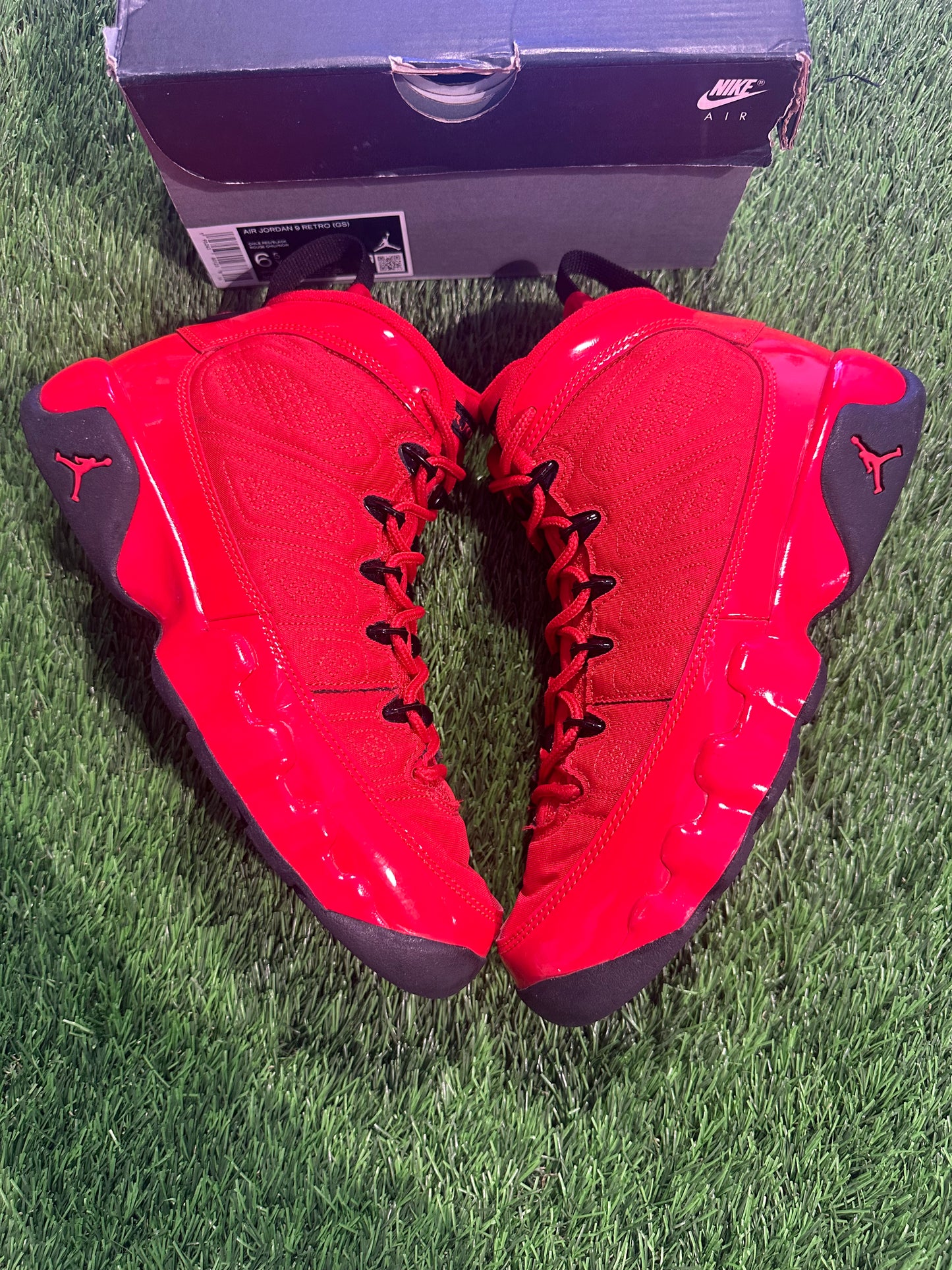 Jordan 9 Retro Chile Red (GS)