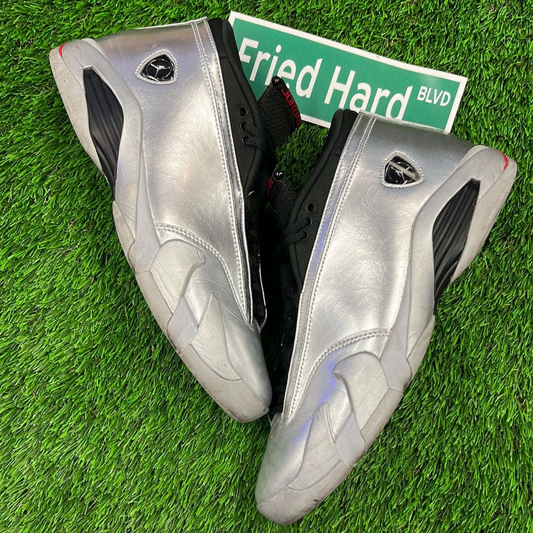 Wmns Air Jordan 14 Retro Low 'Metallic Silver'