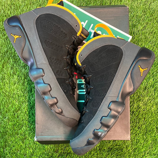 Air Jordan 9 Retro GS 'Dark Charcoal University Gold'