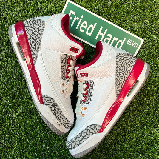 Air Jordan 3 Retro GS 'Cardinal Red'