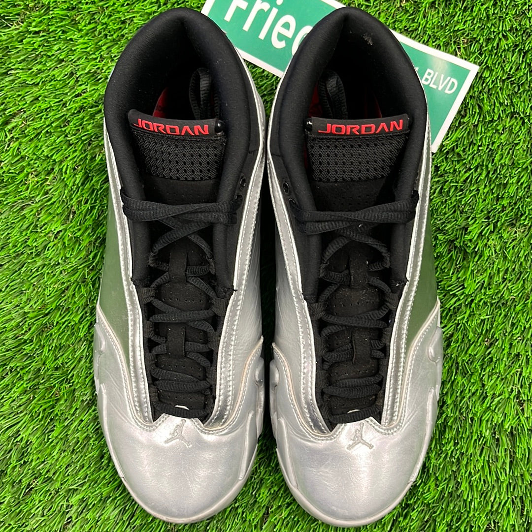 Wmns Air Jordan 14 Retro Low 'Metallic Silver'