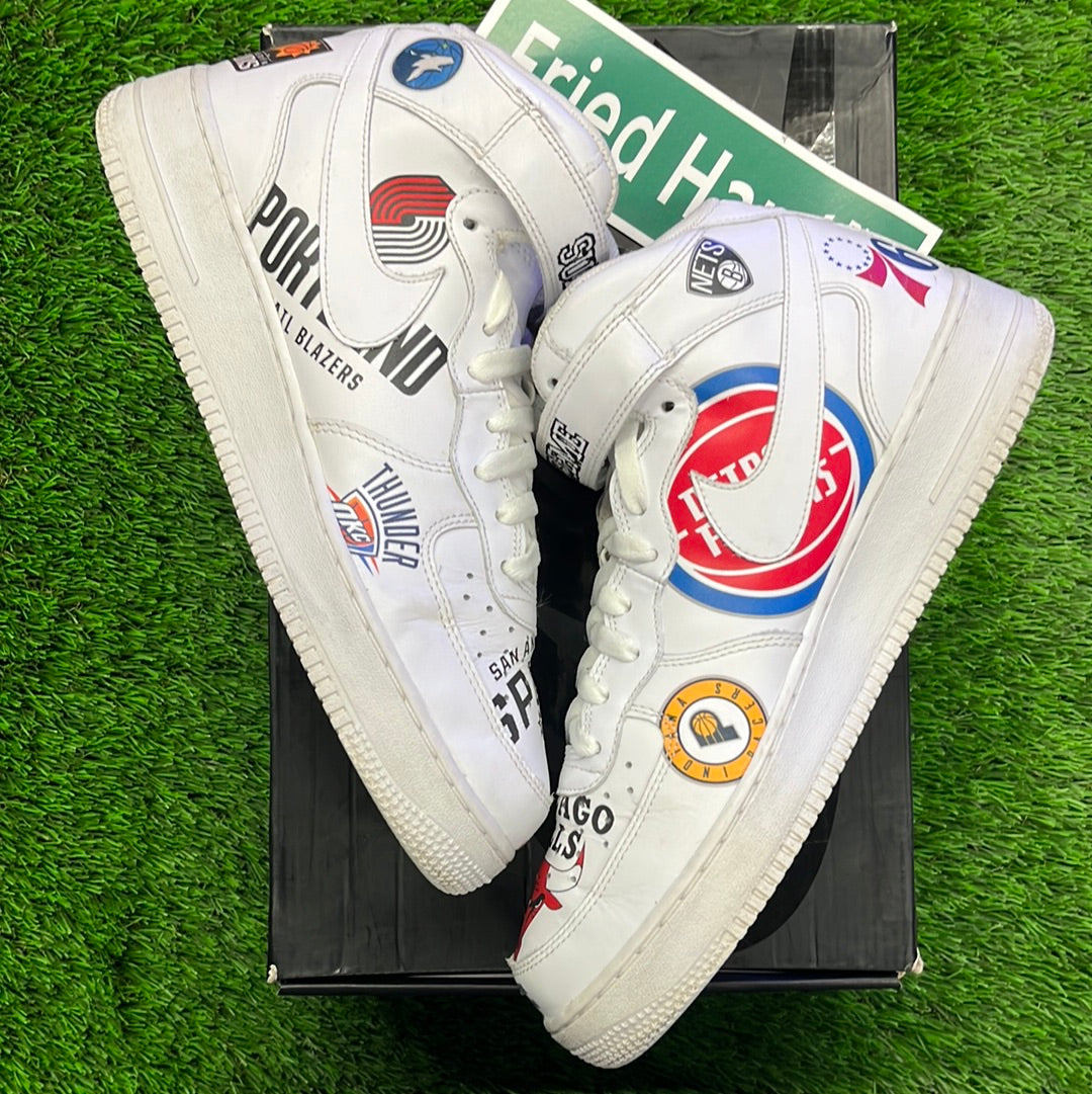 Supreme x NBA x Air Force 1 Mid 07 'White'