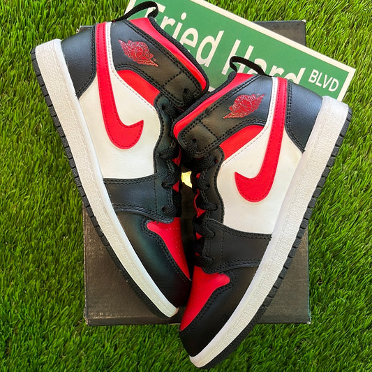 Air Jordan 1 Mid PS 'Black Fire Red'