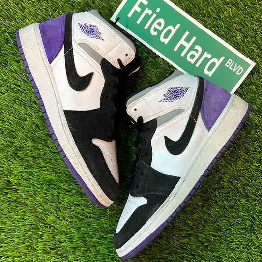 Air Jordan 1 Mid SE GS 'Varsity Purple'