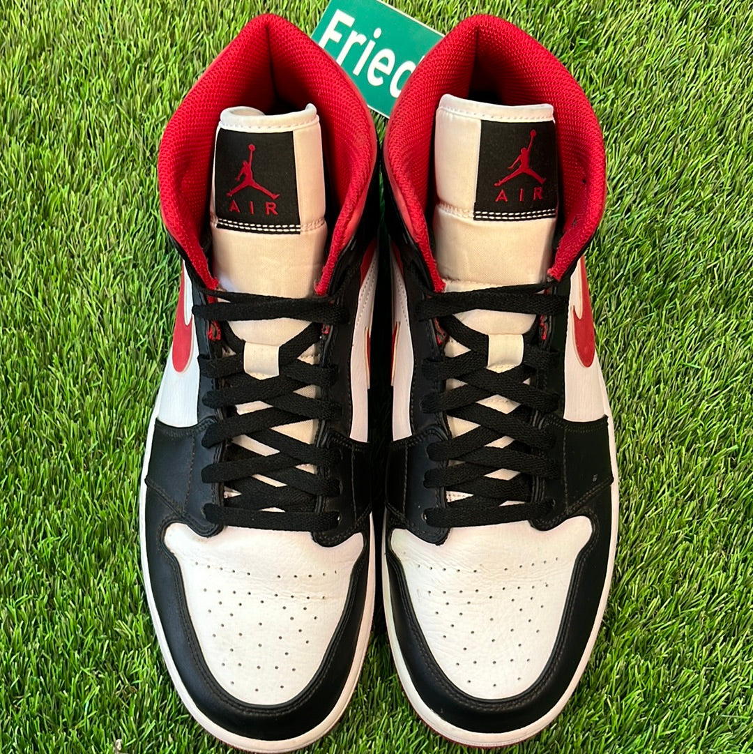 Air Jordan 1 Mid 'Black Gym Red'